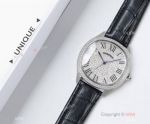 Replica Swiss Grade Cartier Drive De Watch SS Diamond 40MM
